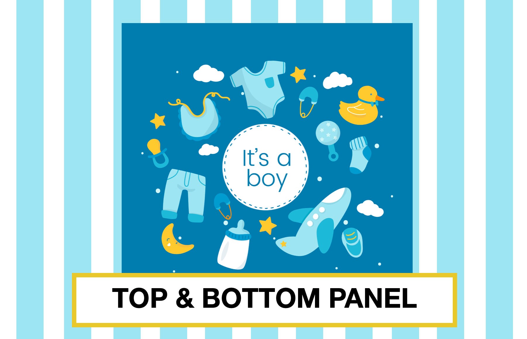 Baby Boy Gender Reveal Box / Deployment Pregnancy Announcement Etsy