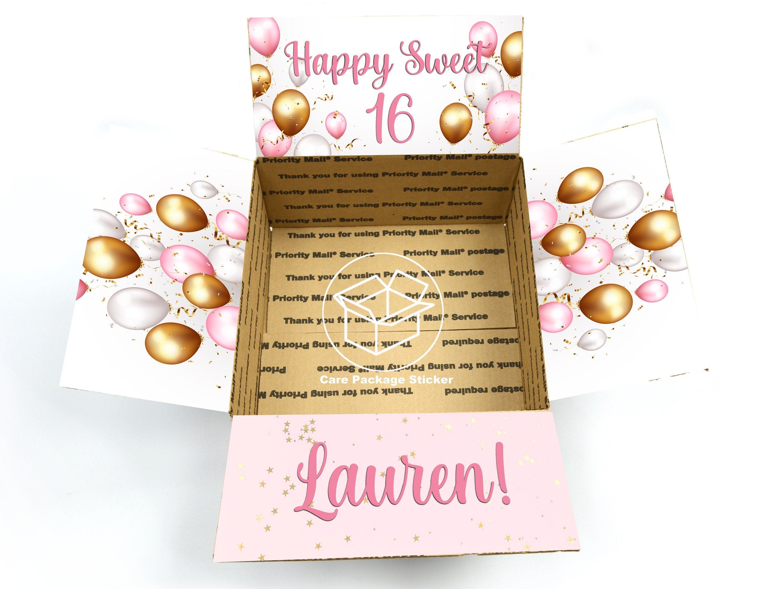 Sweet 16 gift box / birthday box / gift for her / care package Etsy