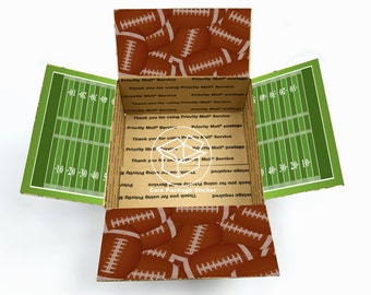 Football gift box / sports college care package stickers / team coach gift box / camp survival kit labels / care package for him