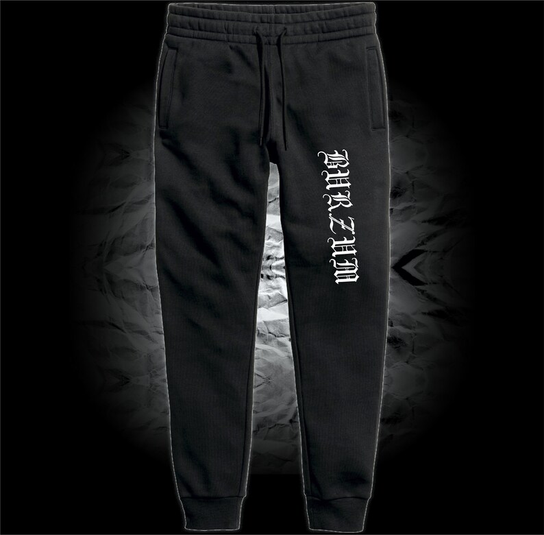 BURZUM Sweatpant Cotton Celtic Frost Hellhammer Possessed Motorhead Burzum Mayhem