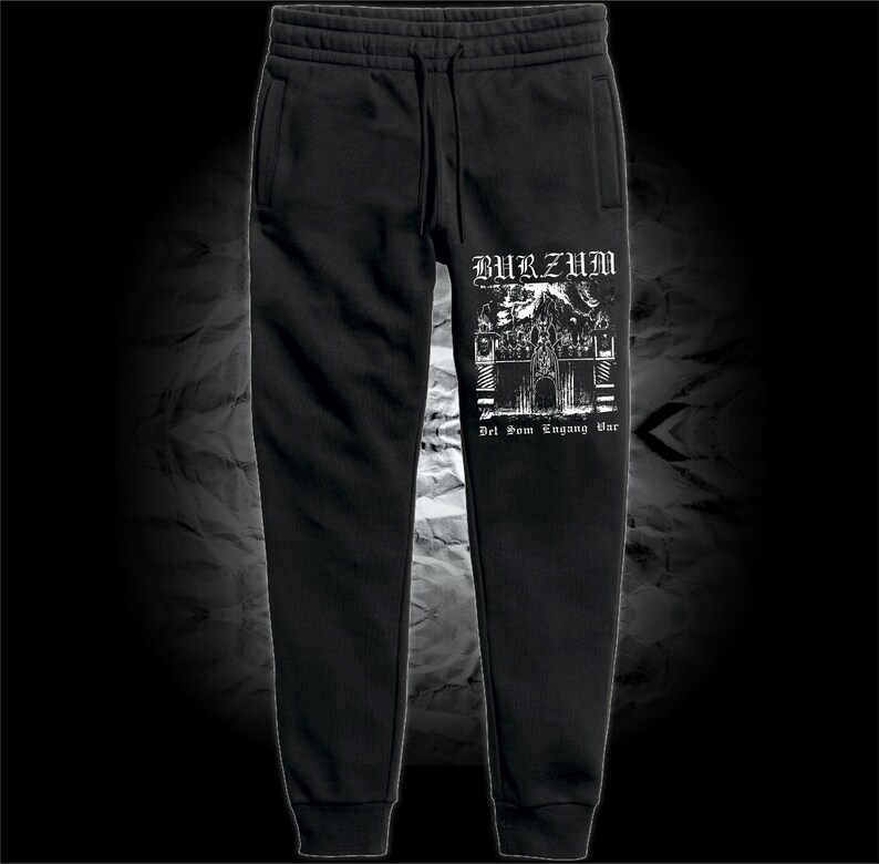 BURZUM Sweatpant Cotton Celtic Frost Hellhammer Possessed Motorhead Burzum Mayhem