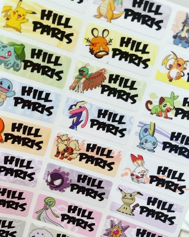 Name Label School Label Waterproof Label Daycare Sticker Kid Sticker Label Gift Sticker Personalized Waterproof labels