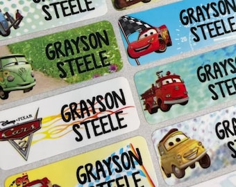 Name Label School Label Waterproof Label Daycare Sticker Kid Sticker game Label Gift Sticker Personalized Waterproof stickers name label car