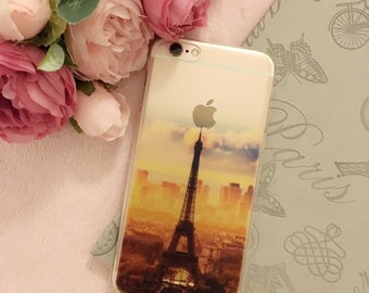 iPhone 6/6s clear soft silicone case Eiffel Tower