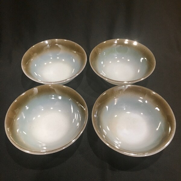 Milk Glass Ice Cream Bowls Etsy
