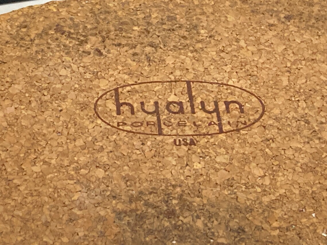 Hyalyn Mid Century Modern Bowl Art Deco Porcelain Table Bowl Etsy