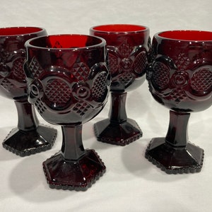 Avon, 1876 Cape Cod Collection, Cordial  Glasses - Set of 4