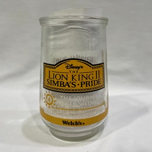 Welch&#39;s Jelly Jar Lion King II Simba&#39;s Pride #4, Lion King Jelly Jar