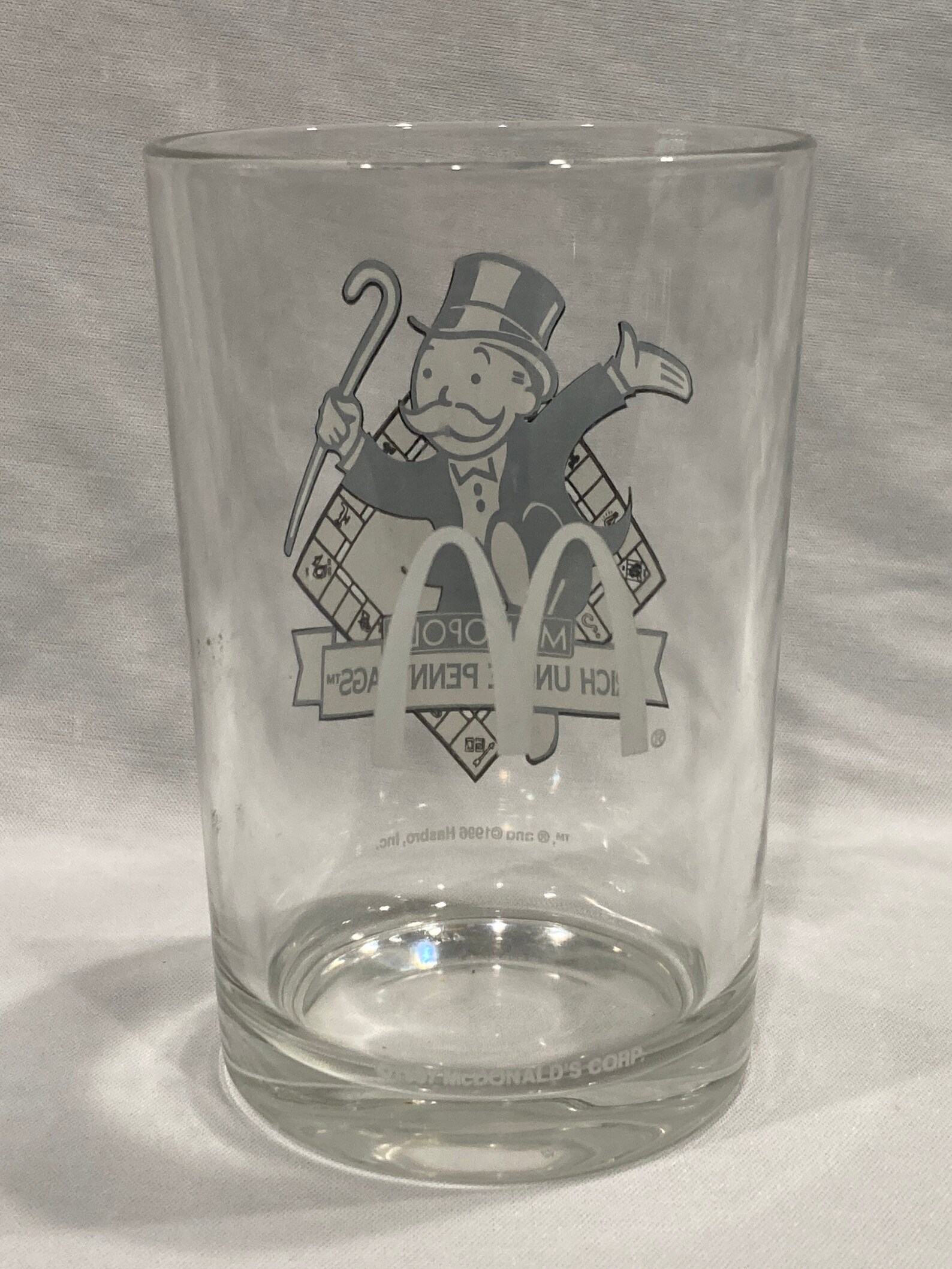 Mcdonalds Glasses Monopoly Rich Uncle Pennybags Monopoly Etsy
