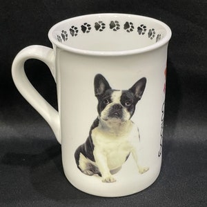 French Bull Dog Mug, Pets by Dimension Mug, Pet Coffee Mug, Dog Coffee Mug, Dog Lover GIft