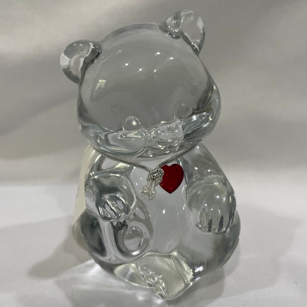 Fenton Birthstone Bear - January Birthday Bear