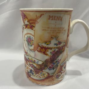 Royal Albert Mug, Lady Carlyle, Afternoon Tea Bone China, Porcelain Mug, Oversized Mug with Flowers, Tea Party