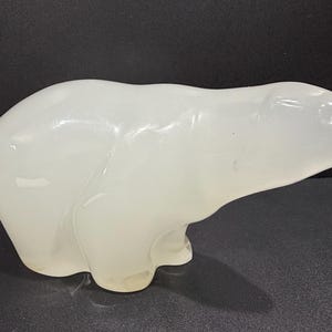 Hadeland Norway Glass Polar Bear - Etsy