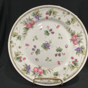 Provence, Andrea by Sadek, 10.5" Serving Plate, Dinner Plate, Gold Trimmed