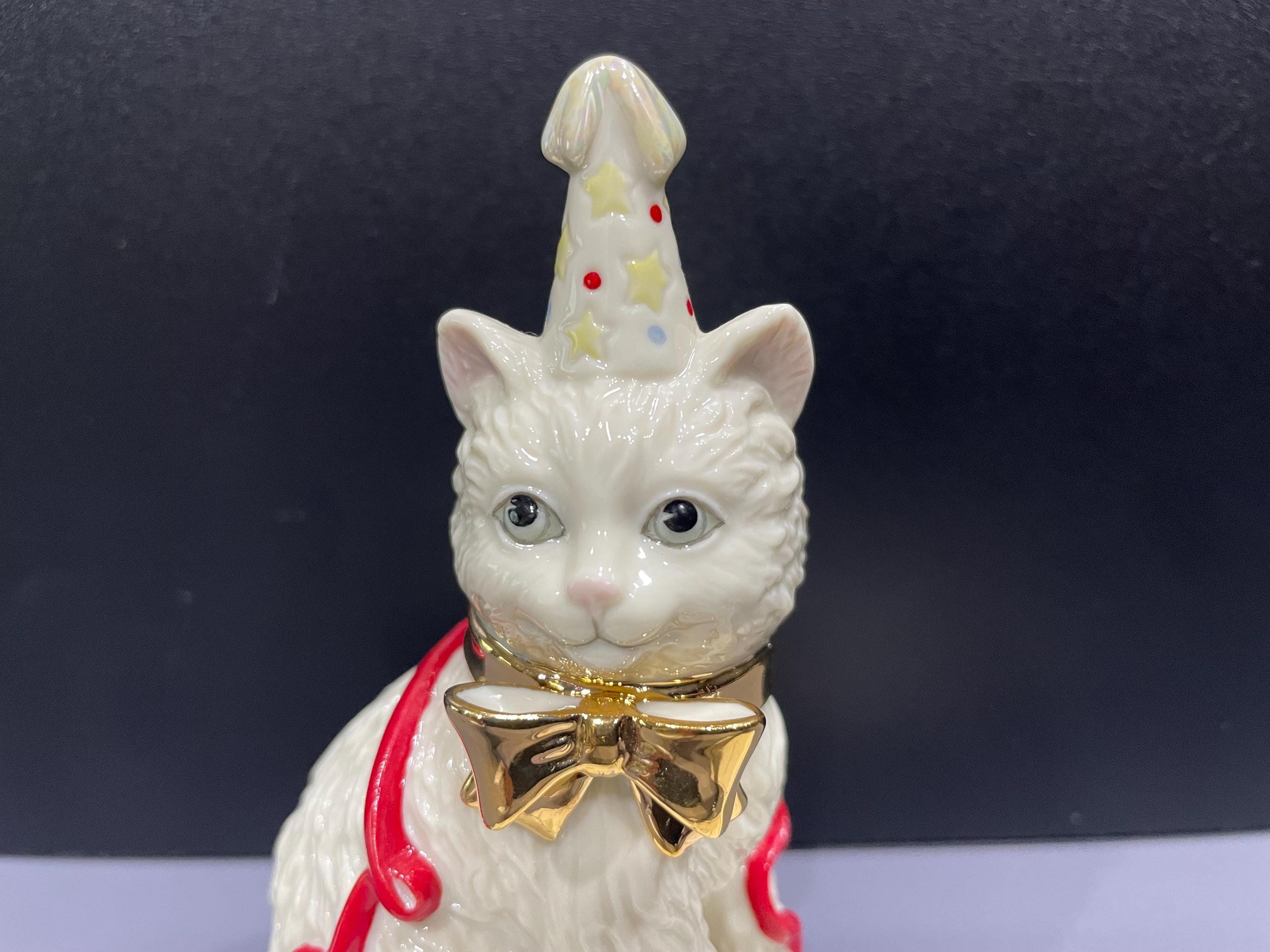 Lenox Twelve Months of Kitties, New Years Cat Figurine - Etsy
