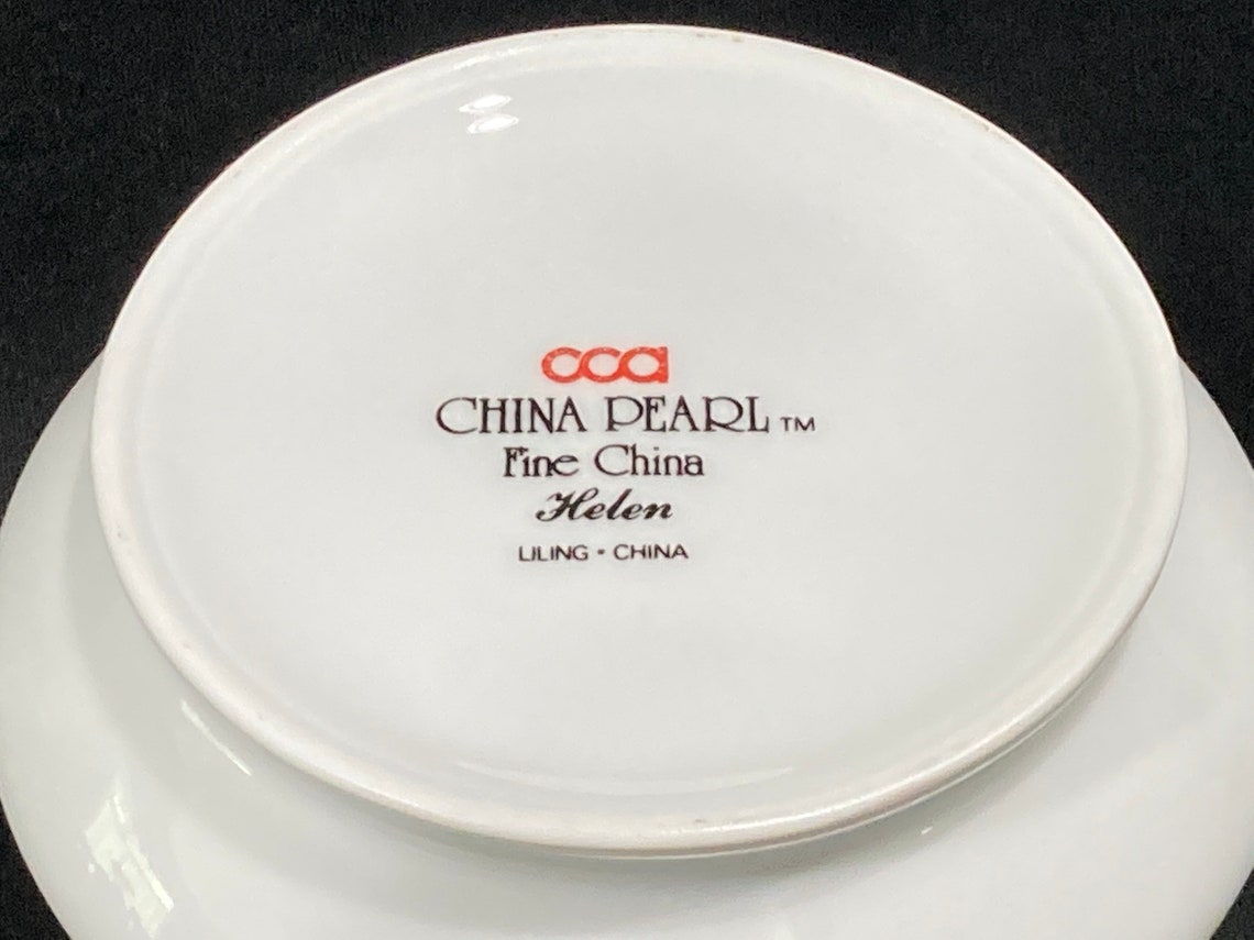 China Pearl Fine China Helen Porcelain Sugar Bowl Etsy