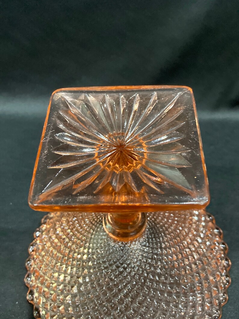 Vintage Miss America Pink Depression Glass Candy Etsy