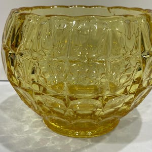 Indiana Glass TIara, Amber Bowl