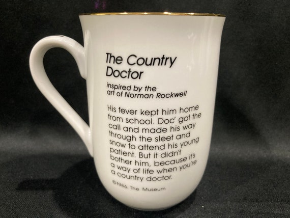 Norman Rockwell Museum Coffee/teacup, the Country Doctor - Etsy