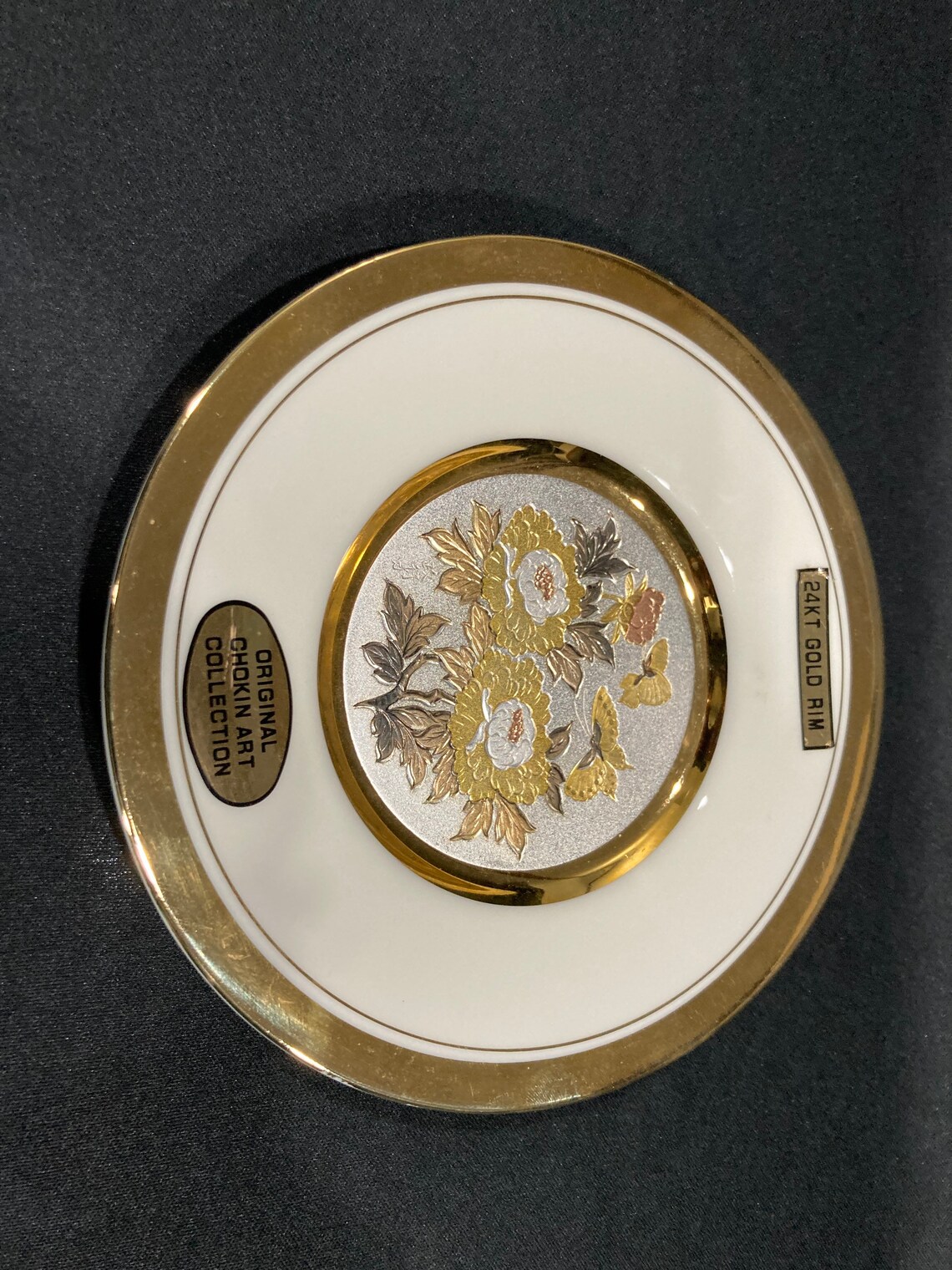 Original Chokin Art Collection Collectible Chokin Plate Etsy