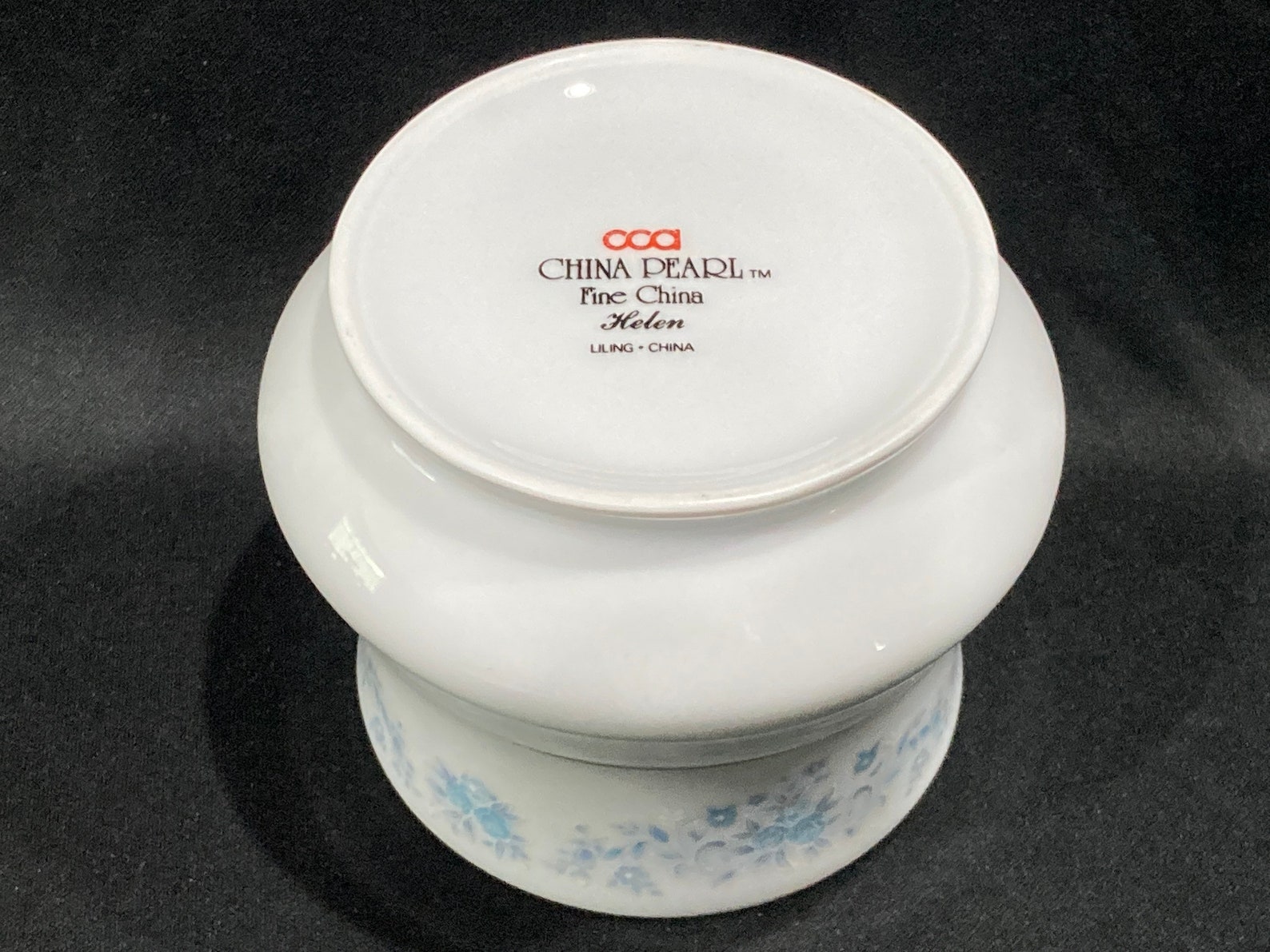 China Pearl Fine China Helen Porcelain Sugar Bowl Etsy