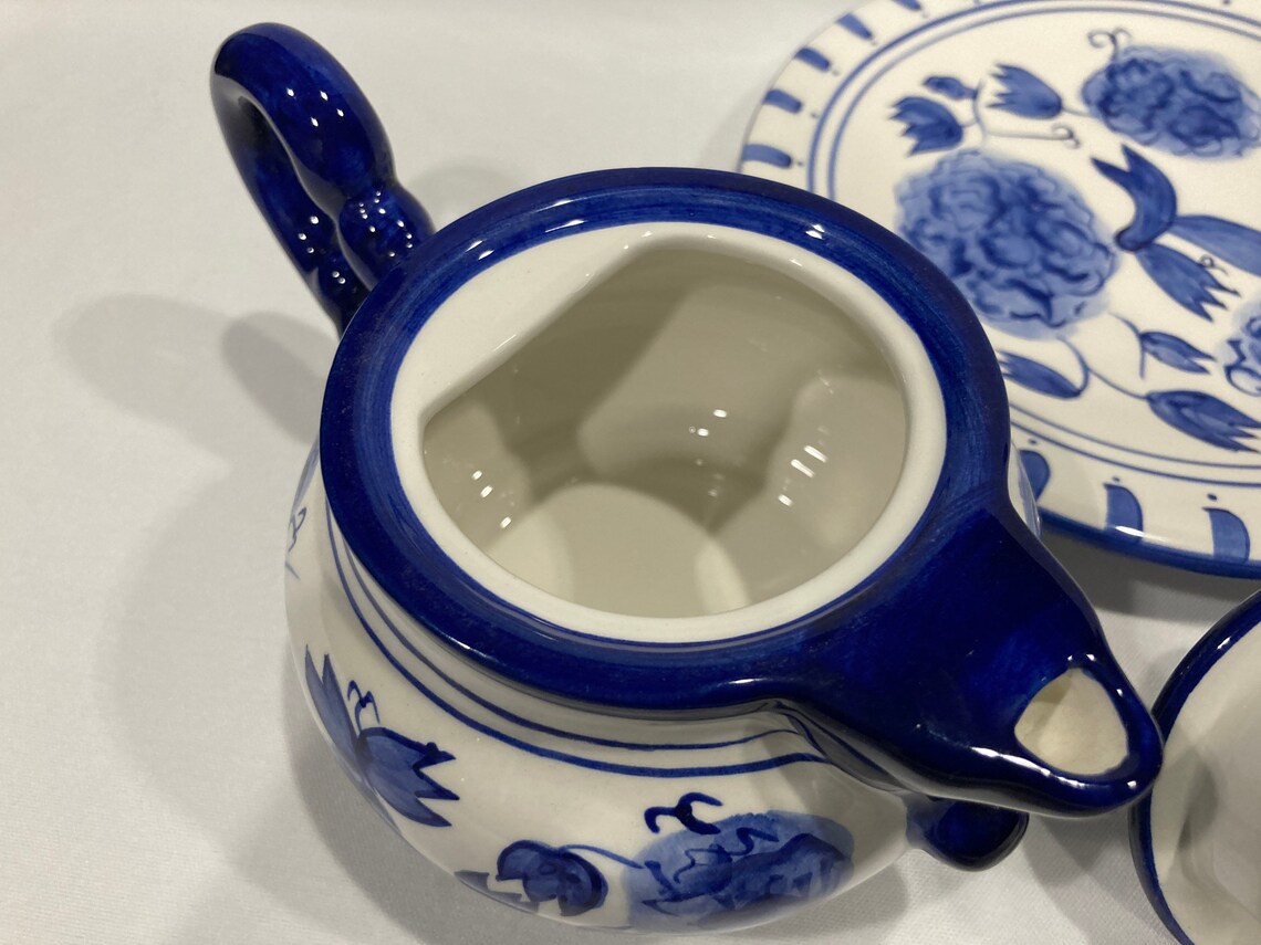 Blue Rhapsody Individual Teapot Nesting Cup and Underplate Etsy