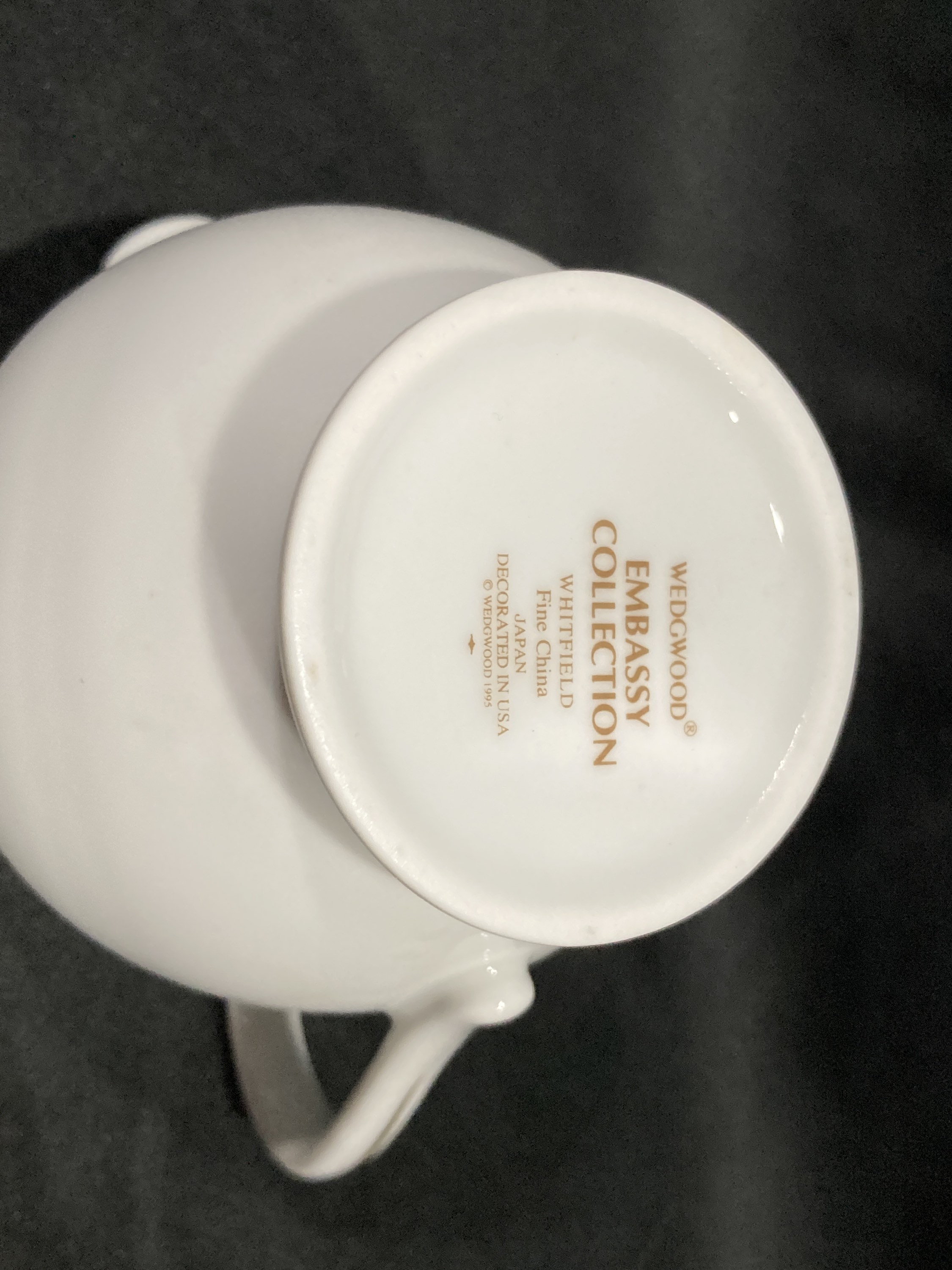 Wedgwood Whitfield Embassy Collection Black Marble Band Etsy