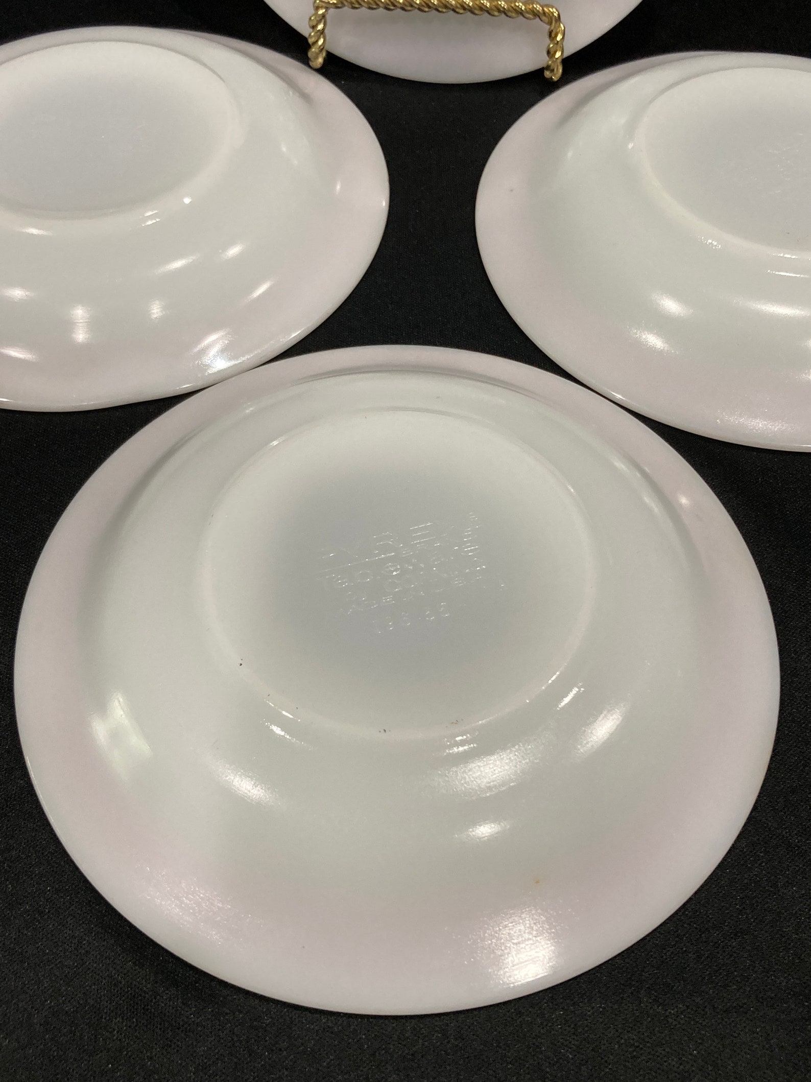 Pyrex, Corning, Tableware, Diner Dishes, 79619, Milk Glass Saucer With