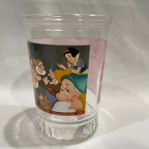 Bama Jelly, Disney World Disney Snow White and the Seven Dwarfs, Bashfuk #6, Disney Bama JellyJuice Glass