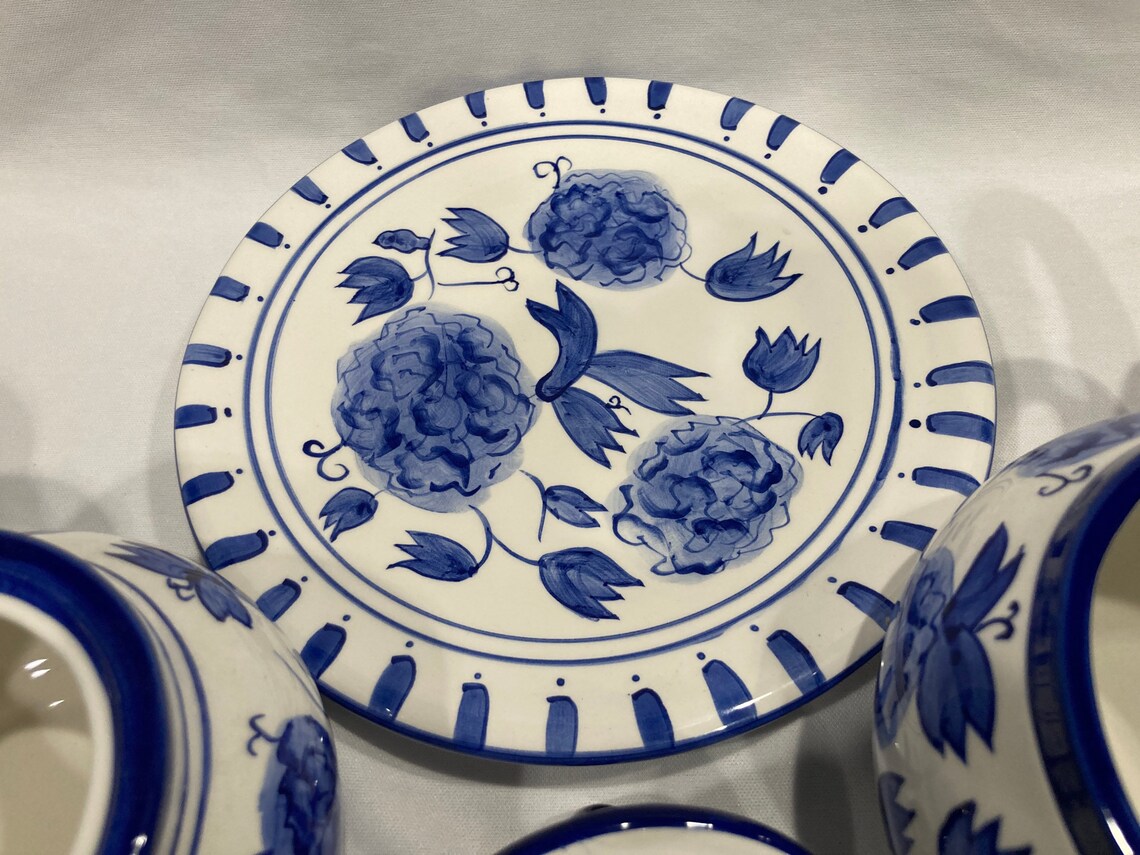 Blue Rhapsody Individual Teapot Nesting Cup and Underplate Etsy