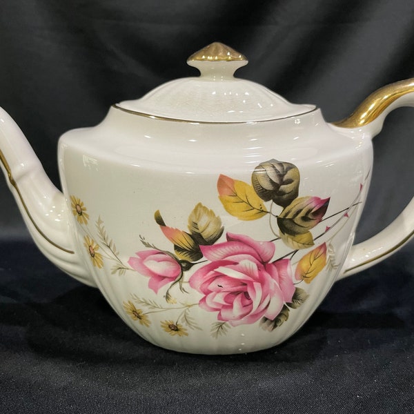 Gold Trim Teapot - Etsy