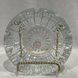 Crystal Glass Ashtray Made in Hungary