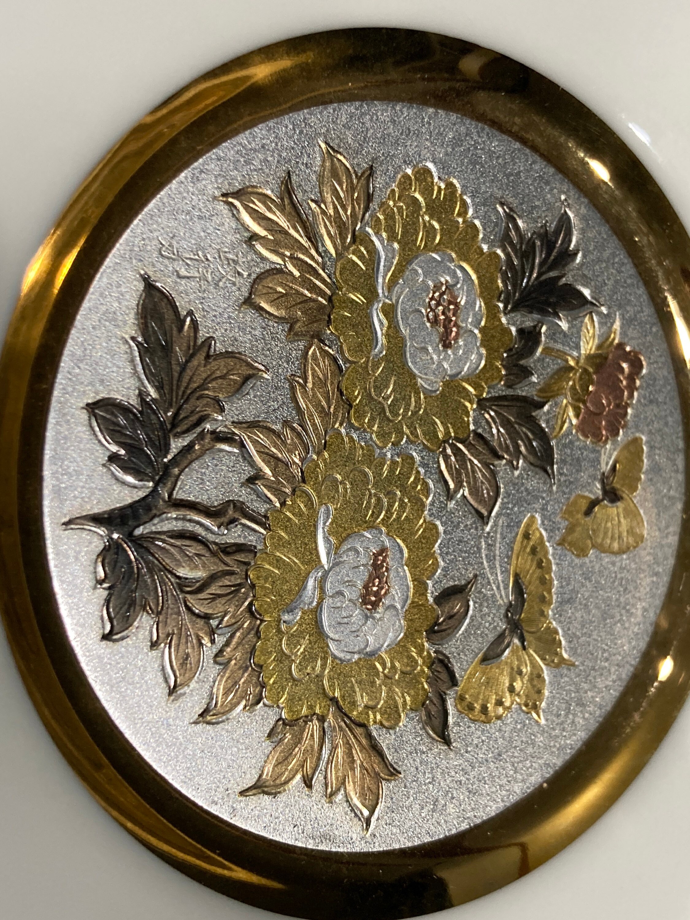 Original Chokin Art Collection Collectible Chokin Plate Etsy