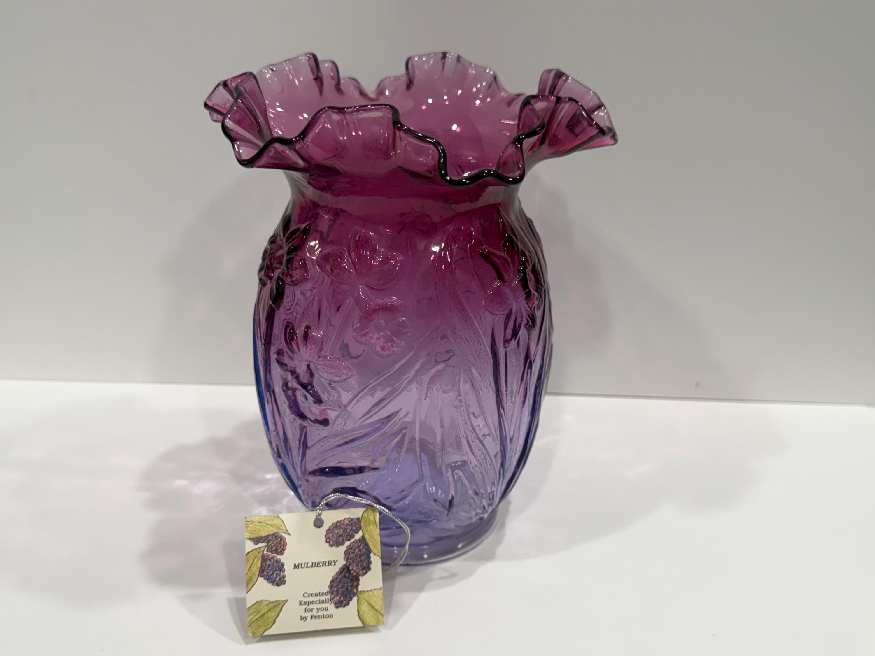 Mulberry Fenton Art Glass - Etsy
