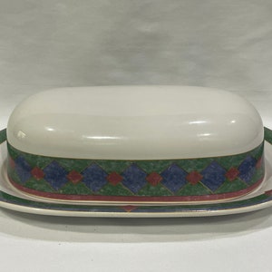 Pfaltzgraff Amalfi Mediterranean, Amalfi Butter Dish