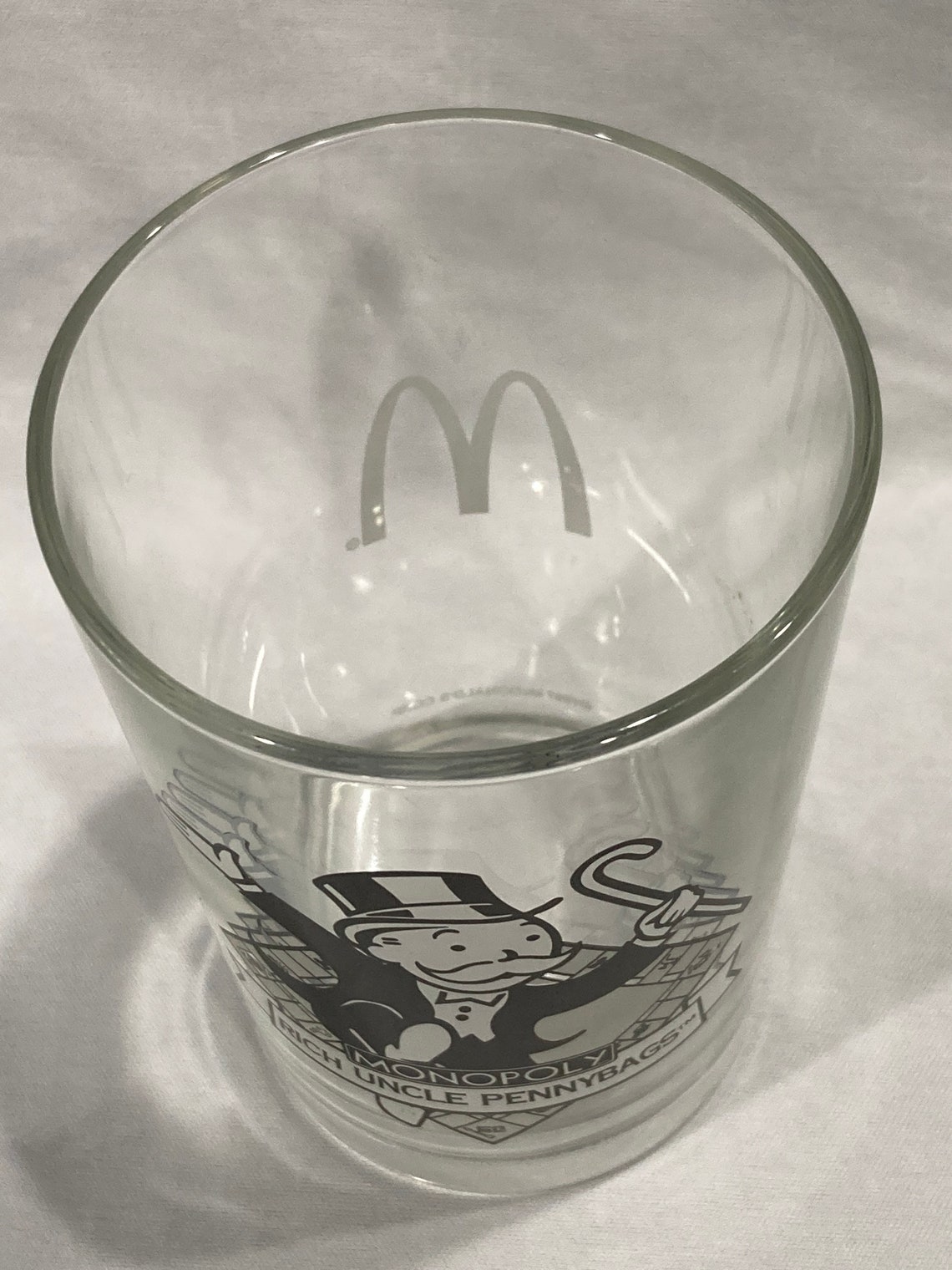 Mcdonalds Glasses Monopoly Rich Uncle Pennybags Monopoly Etsy