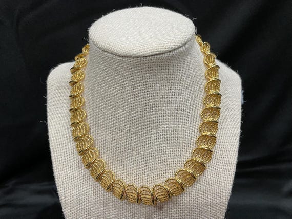 Napier Goldtone Linked Chain Choker