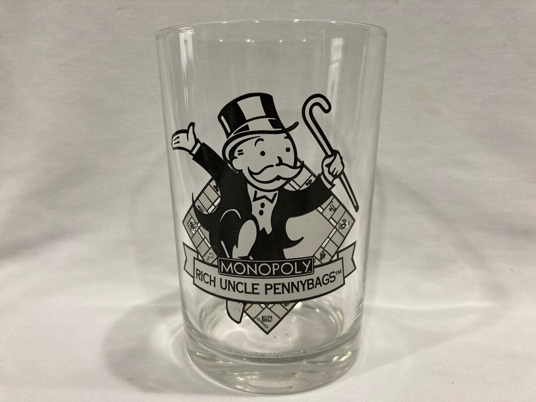 Mcdonalds Glasses, Monopoly, Rich Uncle Pennybags, Monopoly Board