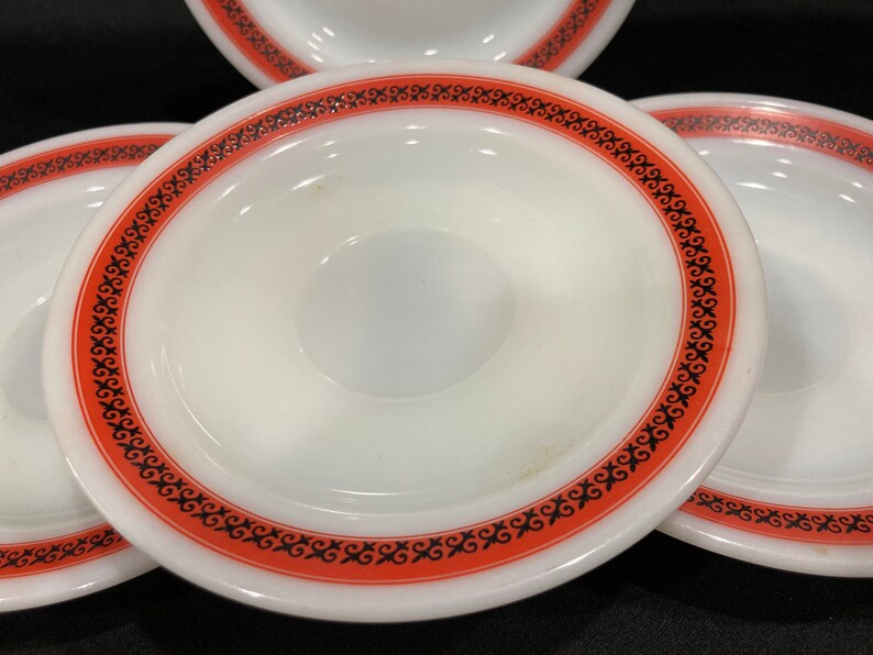 Pyrex Corning Tableware Diner Dishes 79619 Milk Glass Etsy
