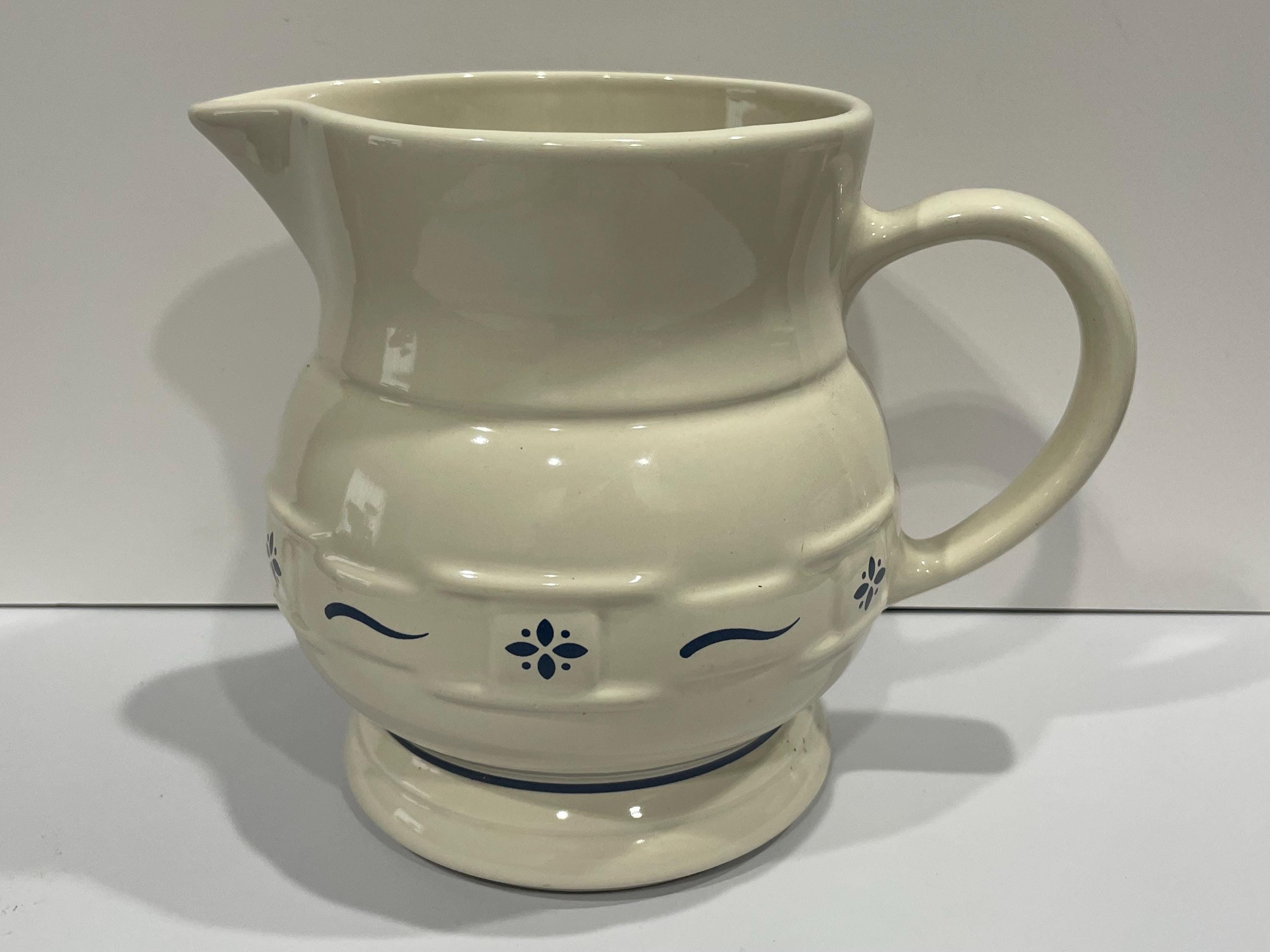 Longaberger Woven Traditions, Classic Blue 64 Ounce Pitcher