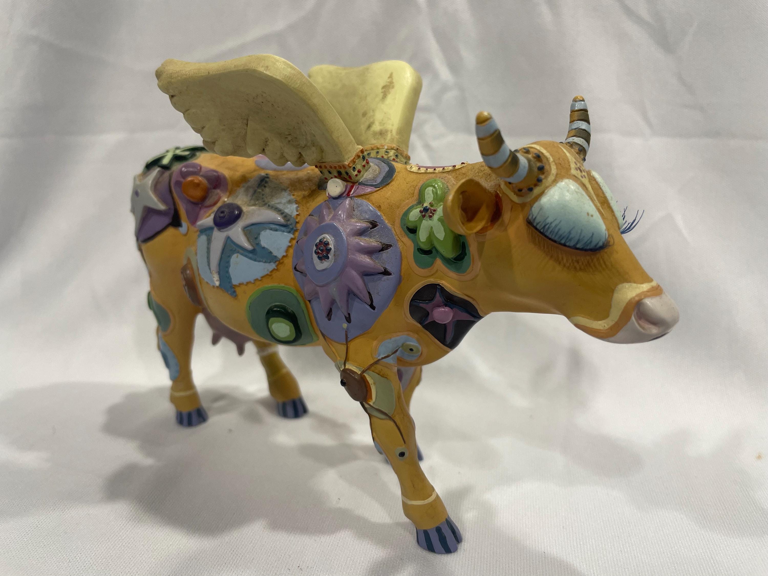 Cow Parade, Cow Angel, Cow Parade 9127, Cow With Angel Wings - Etsy
