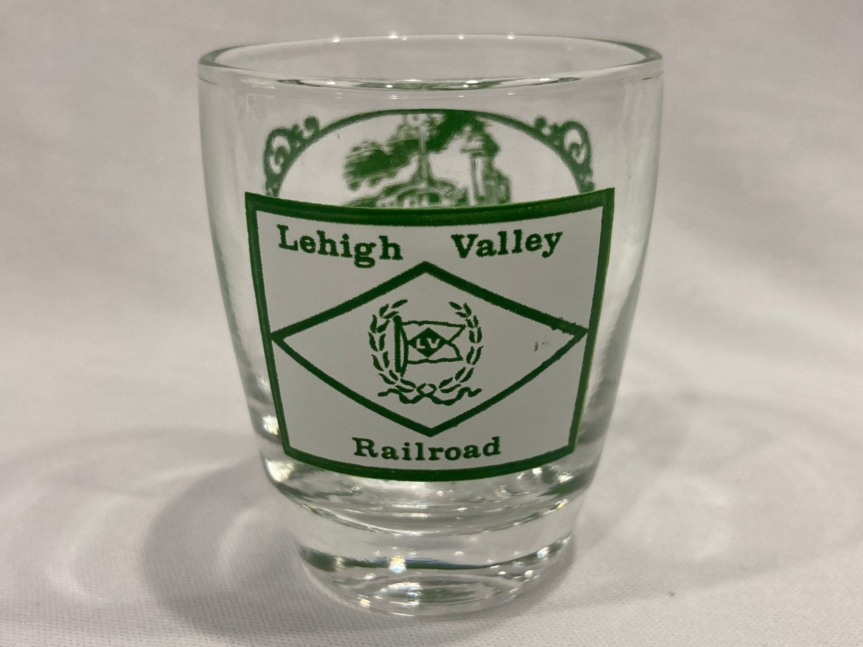 Lehigh Railroad Train 2 oz. Shot Glass Etsy