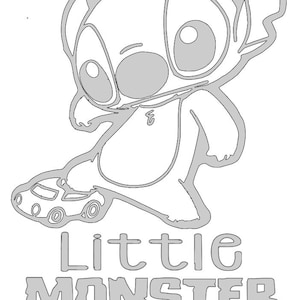 Little Monster on Board Decal