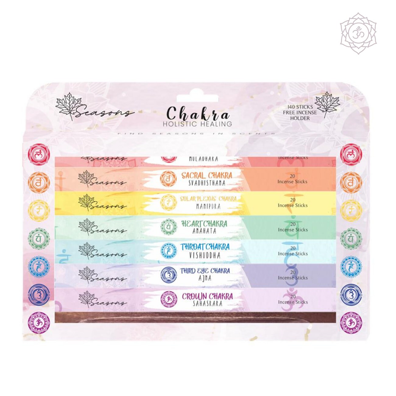 Hem Seven Chakra Incense Sticks Natural Agarbatti Hem Seven Chakra Incense Sticks Natural Agarbatti