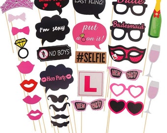 Hen party photo accessoires selfie jeu stand Hen party photo accessoires selfie jeu stand
