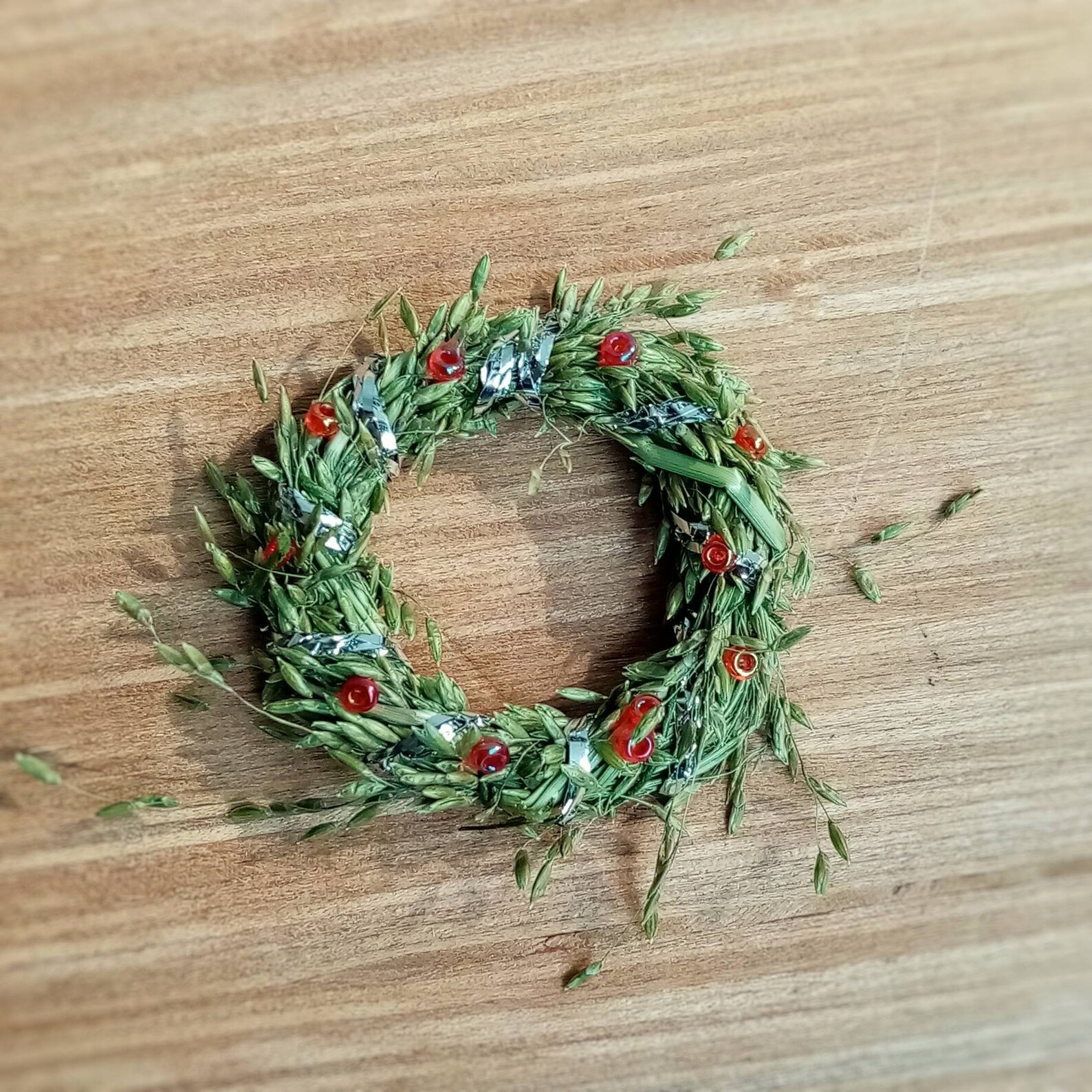 Miniature wreath dollhouse hanging door wall decoration Etsy
