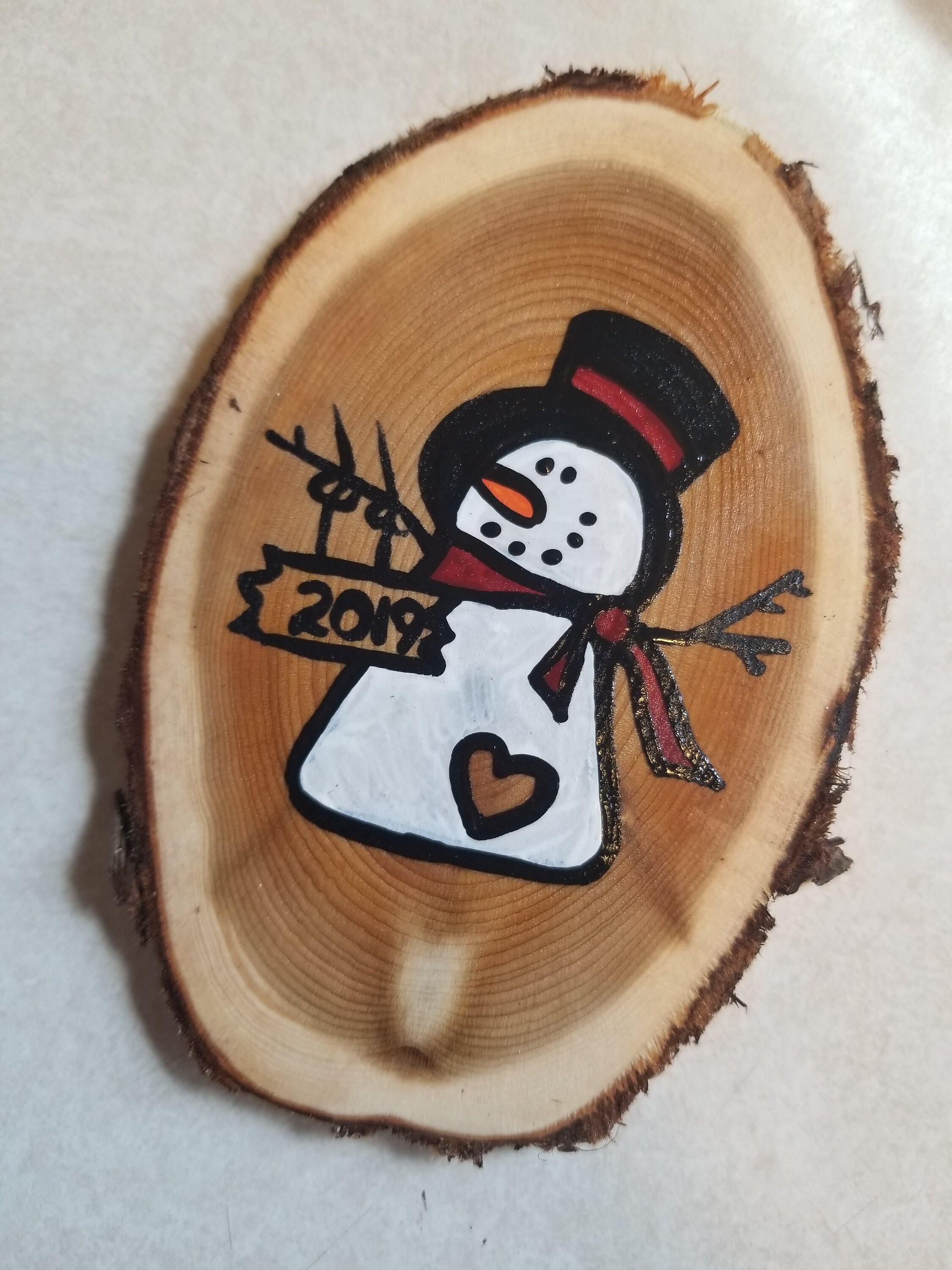 Kurt Adler Best Friends Ornamenti Di Natale: Pupazzi Di Neve Sulla Slitta Con Alberi Glitterati - Personalizzabile, 9 Cm