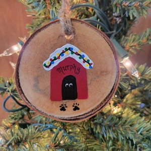 Hundehaus Ornament personalisierbar