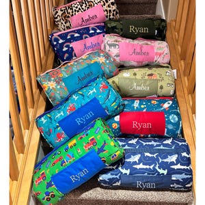 Toddler Nap Mat| Little Boy Nap Mat| Little Girl Nap Mat| Personalized Nap Mat| Roll Up Nap Mat | Dinosaur Nap Mat | Sharks Nap Mat | Camo |