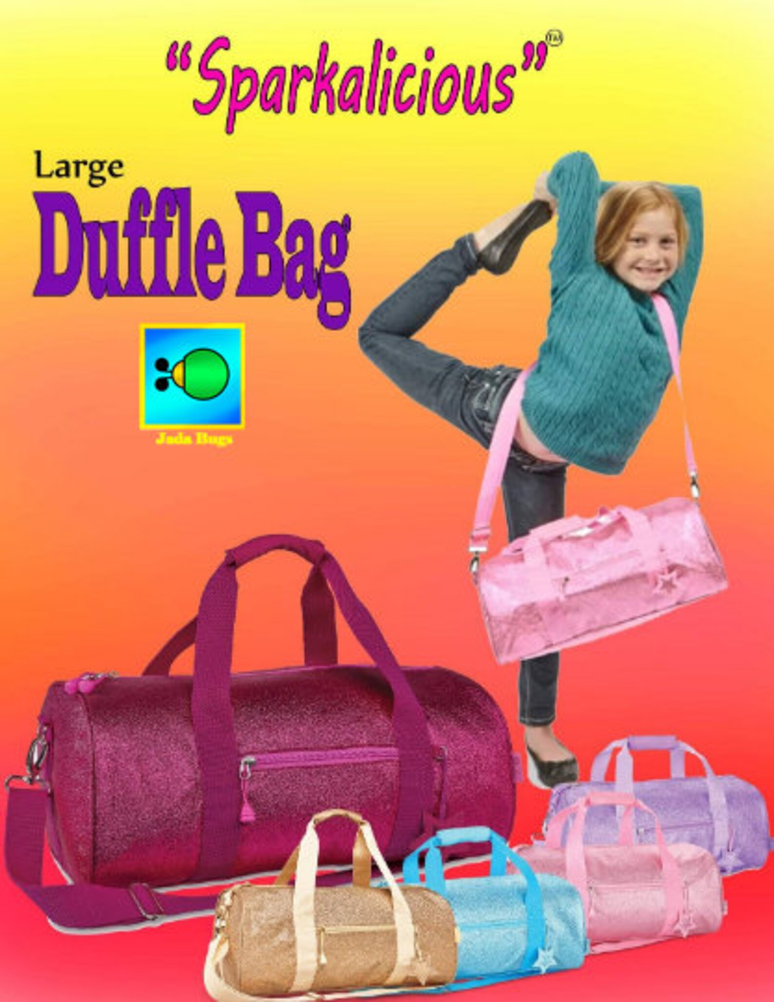 Glitter Dance Bag With Customized Name Gym Bag Sports Bag Etsy